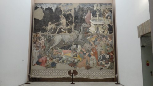 Close up of the Triumph of Death Fresco